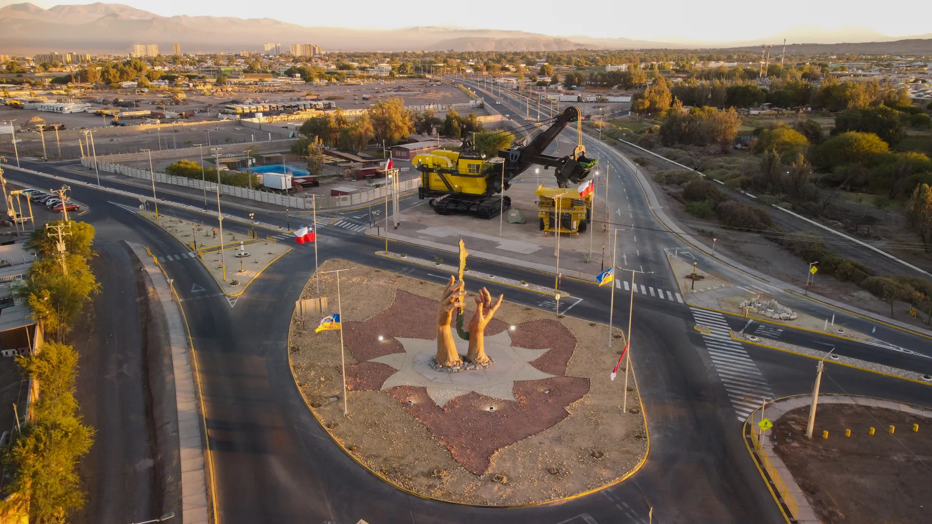 Acceso monumental a la ciudad de Calama